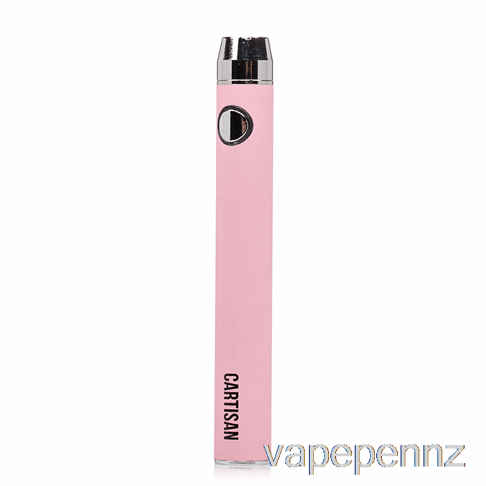Cartisan Button VV 900 Dual Charge 510 Battery [Micro] Pink VAPE NZ